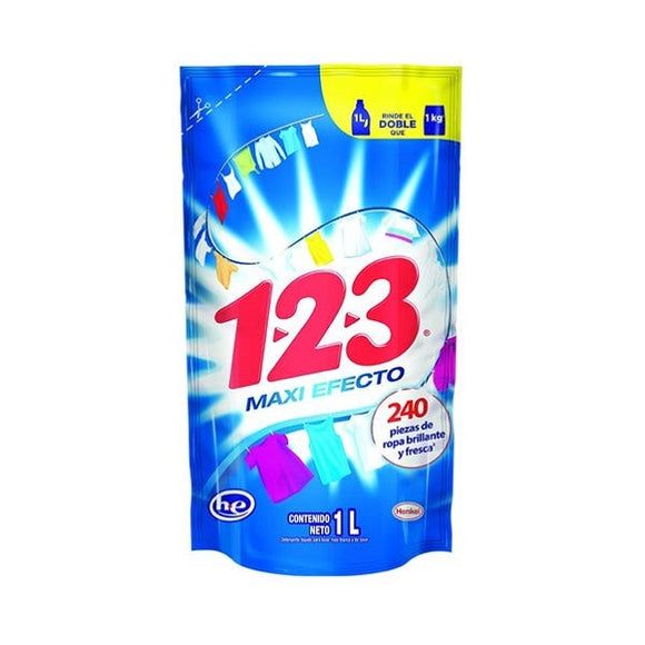 1-2-3 FRESCA BLANCURA 1 LT (B) ECONOPACK