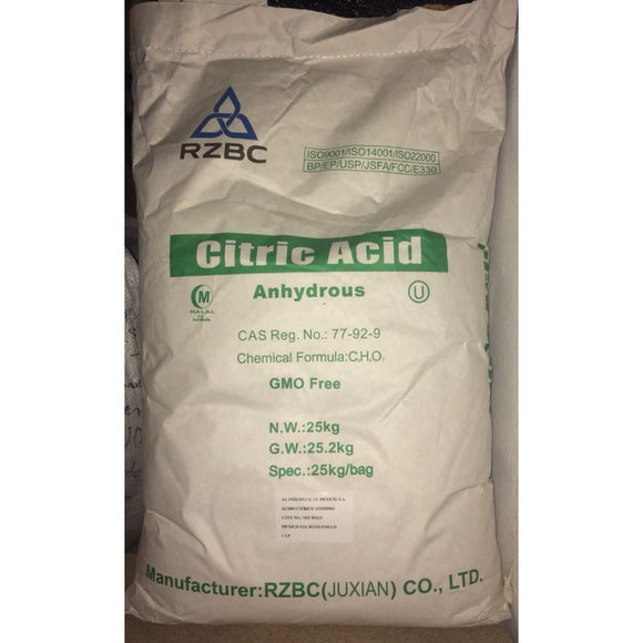 ACIDO CITRICO GRANULAR 25 KG (E) DOLAR