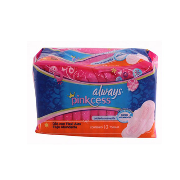 ALWAYS PINKCESS FLEXIALAS 10 PZ (B) FLUJO ABUNDANTE G-11