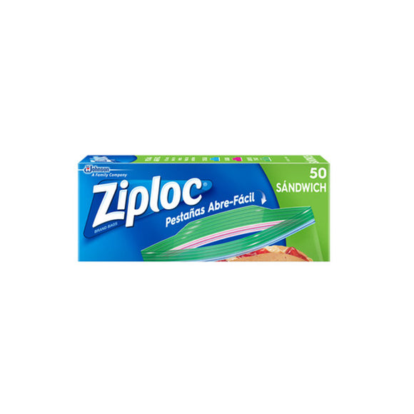 BOLSAS ZIPLOC 50 PZ (B) SANDWICH