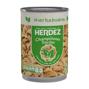 CHAMPIÑONES HERDEZ 380 GR (B) EN TROCITOS D-3