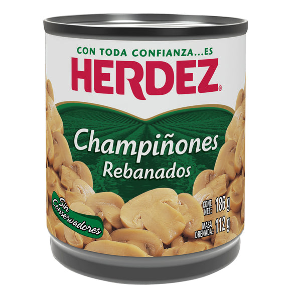 CHAMPIÑON HERDEZ 186 GR (B) D-3 REBANADOS