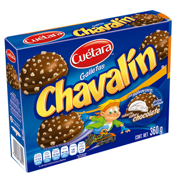 CHAVALIN CUETARA 360 GR (B) CHOCOLATE