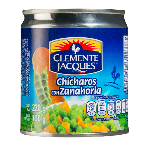 CHICHARO CLEMENTE 220 GR (D) CON ZANAHORIA N-15