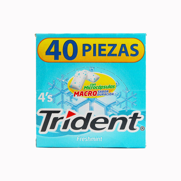 CHICLE 4S TRIDENT 40 PZ (C) FRESHMINT