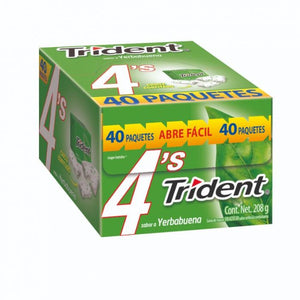 CHICLE 4S TRIDENT 40 PZ (C) YERBABUENA