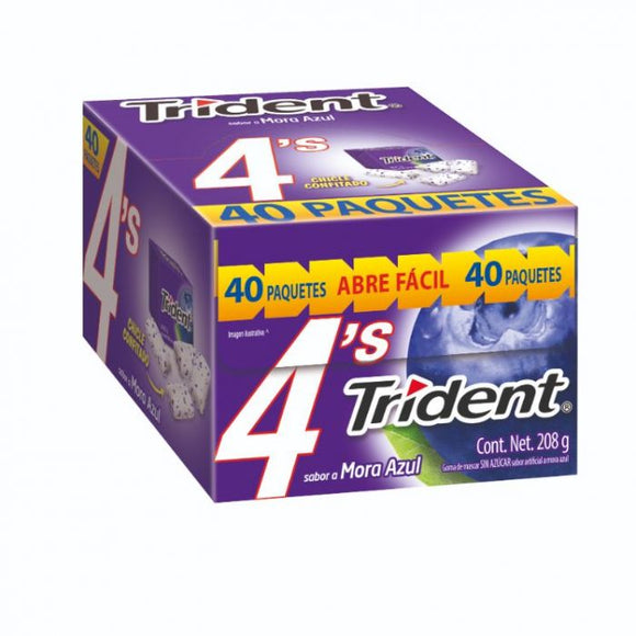 CHICLE 4S TRIDENT 40 PZ (C) MORA