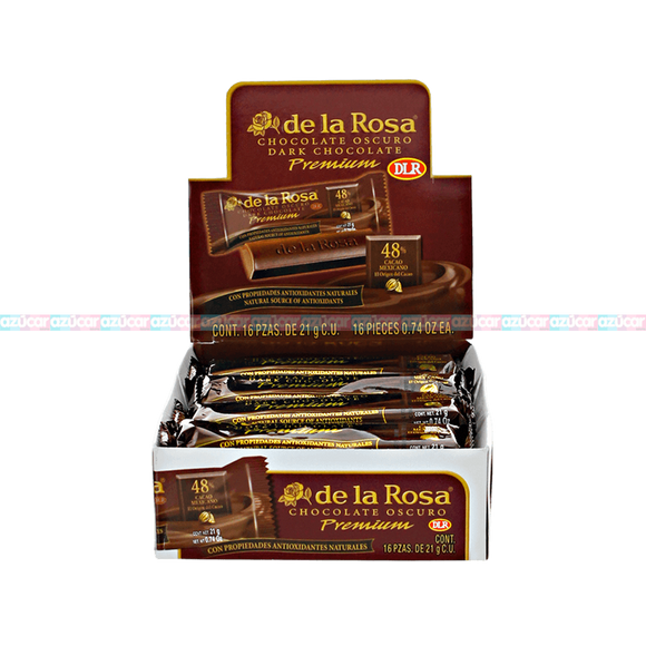 CHOCOLATE DE LA ROSA 16 PZ (C) OSCURO PREMIUM