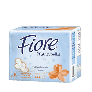 FIORE MANZANILLA ANATOMICA CON ALAS 8 PZ (B) G-18 FLUJO REGULAR