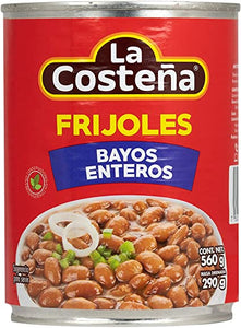 FRIJOLES COSTEÑA 560 GR (B) BAYOS ENTEROS N-08