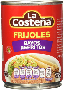 FRIJOLES COSTEÑA 580 GR (B) BAYOS REFRITOS