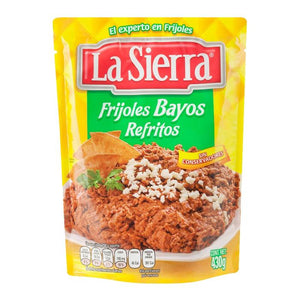 FRIJOLES LA SIERRA BOLSA 430 GR (C) BAYOS REFRITOS N-16