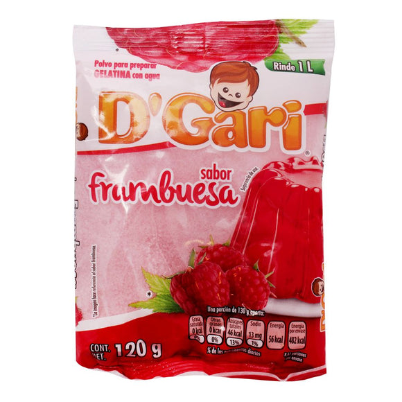 GELATINA D GARI 120 GR (A)  FRAMBUESA