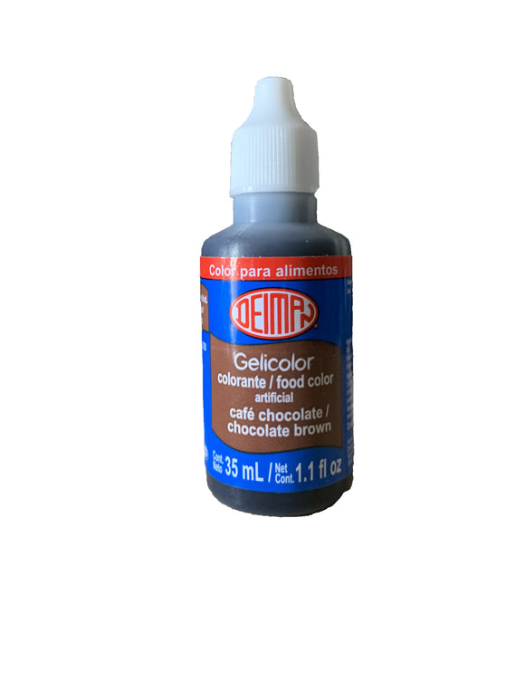 GELICOLOR DEIMAN 40 GR (D) CAFE CHOCOLATE $