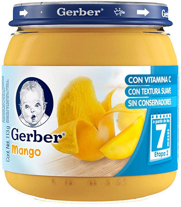 GERBER 2 ETAPA 100 GR (B) MANGO R-6