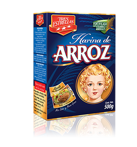 HARINA ARROZ 3 ESTRELLAS 500 GR (B) A-02