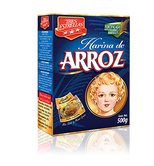 HARINA ARROZ 3 ESTRELLAS 500 GR (B) A-02