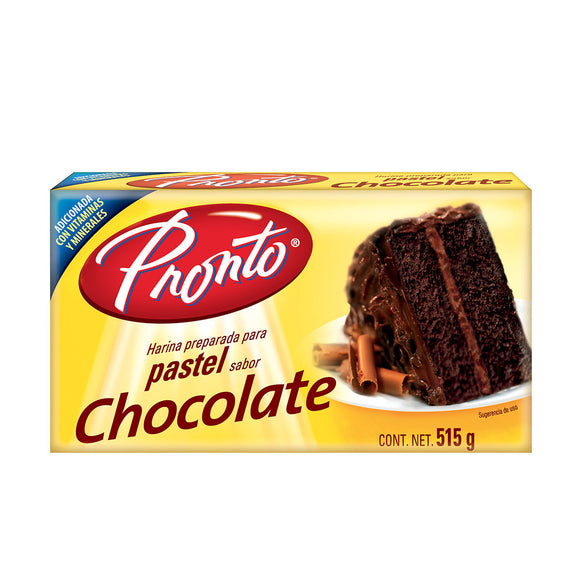 HARINA PASTEL PRONTO 515 GR (B) CHOCOLATE