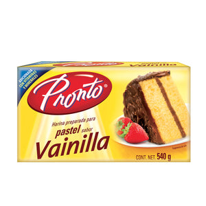 HARINA PASTEL PRONTO 540 GR (B) VAINILLA