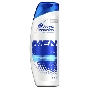 HEAD & SHOULDERS 375 ML (B) MEN 3 EN 1 SHAMPOO