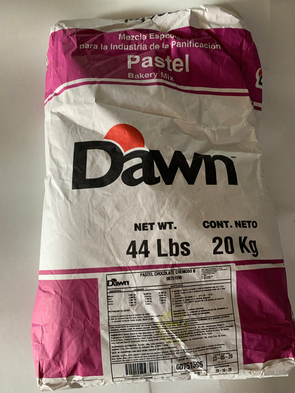 HARINA PASTEL CHOCOLATE CREMOSO DAWN 20 KG