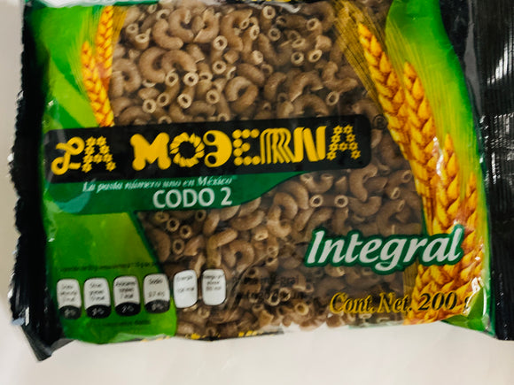 PASTA MODERNA CON FIBRA 200 GR (A)  CODO