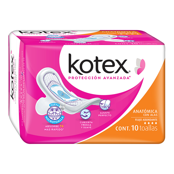 KOTEX ANATOMICA 10 PZ (B) CON ALAS G-17