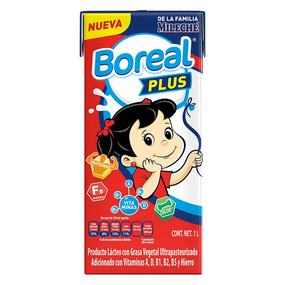 TETRA LECHE BOREAL PLUS 1 LT (C)