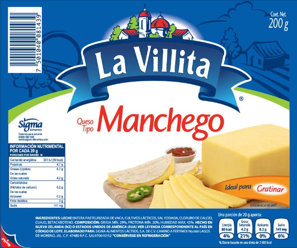 MANCHEGO LA VILLITA 8 PZ (A)