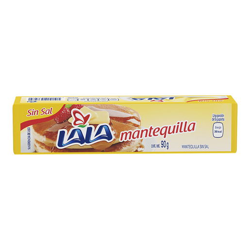 MANTEQUILLA LALA S/SAL 90 GR (E)