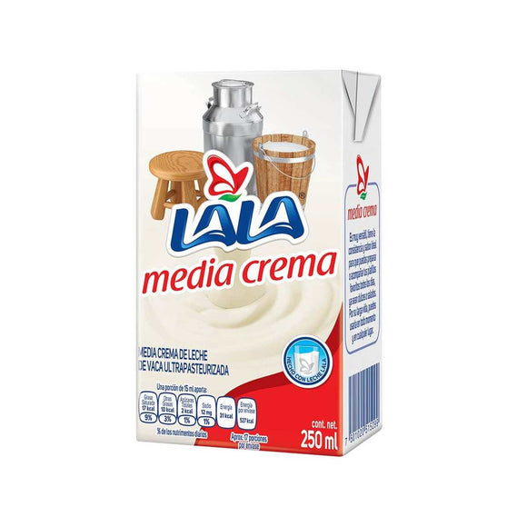 MEDIA CREMA LALA 250 ML (A)