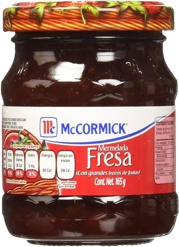 MERMELADA Mc CORMICK 165 GR (B) FRESA