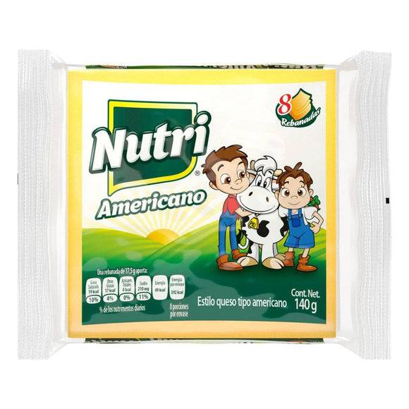 QUESO AMERICANO NUTRI DELI 140 GR (A)