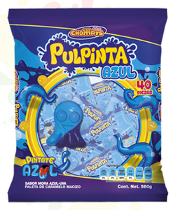 PALETA PULPINTA AZUL 40 PZ (C)