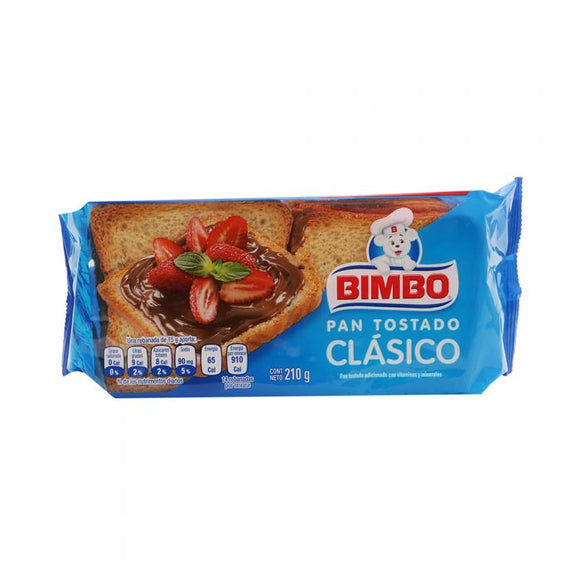 PAN BIMBO  210 GR (A) TOSTADO