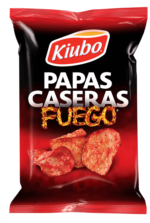 PAPAS KIUBO CASERAS FUEGO 28 GR (E)