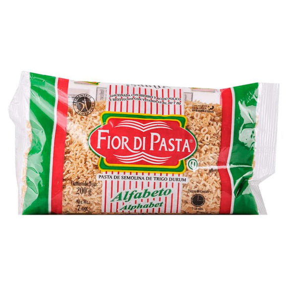 PASTA FLOR DI PASTA 200 GR (D) ALFABETO