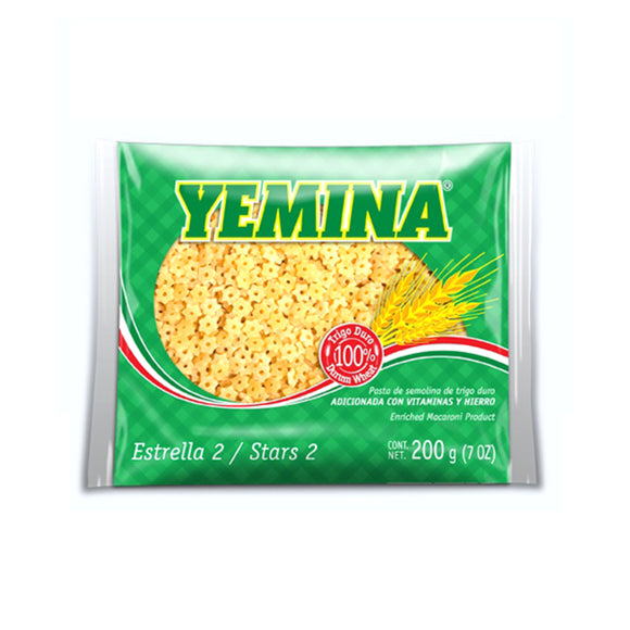 PASTA YEMINA 200 GR C-10 ESTRELLA 1