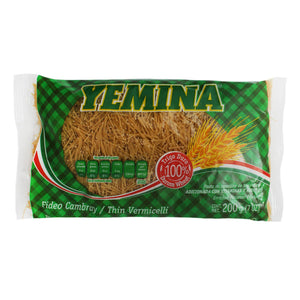 PASTA YEMINA 200 GR C-7 FIDEO CAMBRAY