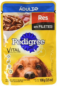 PEDIGREE 100 GR (A) ADULTO RES