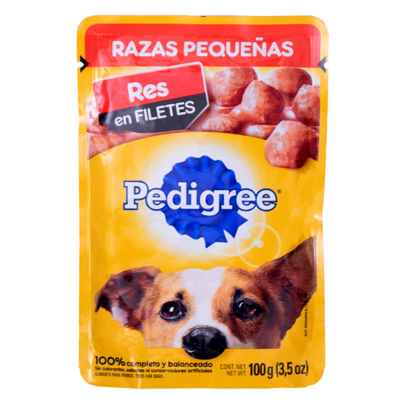 PEDIGREE 100 GR (A) RES RAZAS PEQUEÑAS