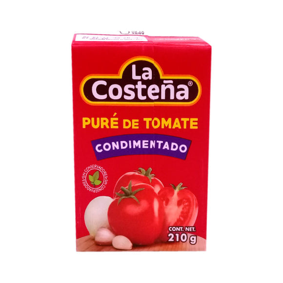 PURE DE TOMATE COSTEÑA 210 GR (E) N-06 CONDIMENTADO