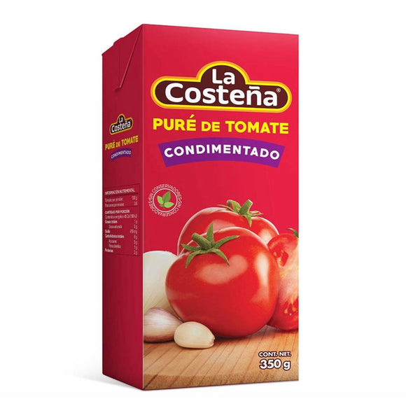 PURE DE TOMATE COSTEÑA 350 GR (B) N-06 CONDIMENTADO