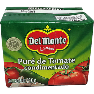 PURE TOMATE DEL MONTE 210 GR (E) D-3 CONDIMENTADO