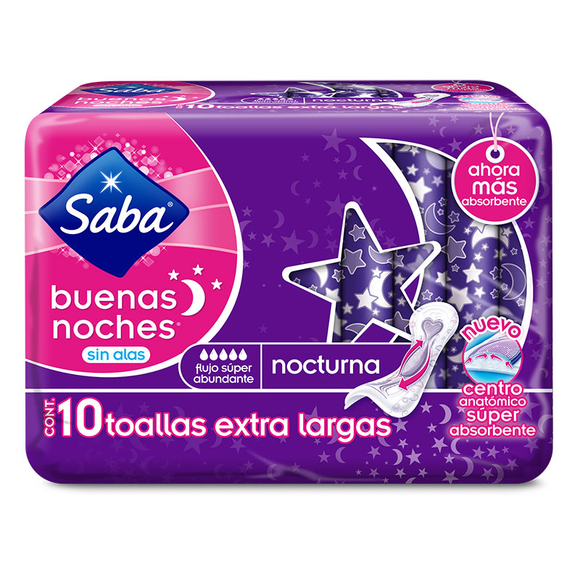 SABA BUENAS NOCHES 10 PZ (B) SIN ALAS G-14