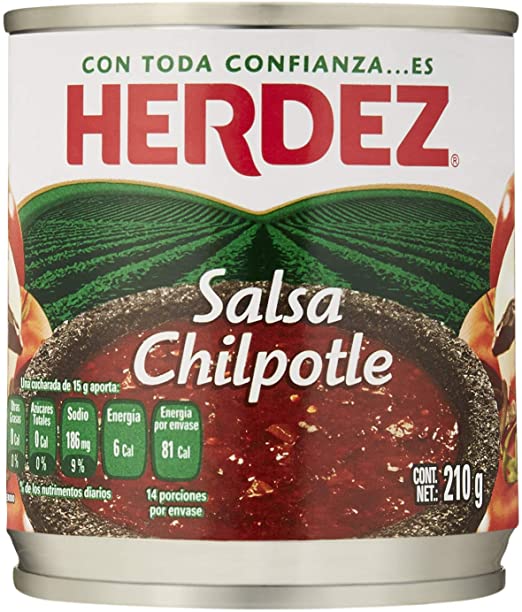 SALSA HERDEZ 210 GR (B) CHIPOTLE