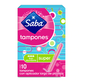 TAMPONES SABA 10 PZ (B) SUPER