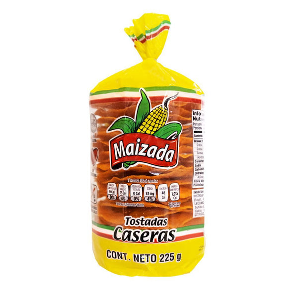 TOSTADA MAIZADA 225 GR (A) CASERA