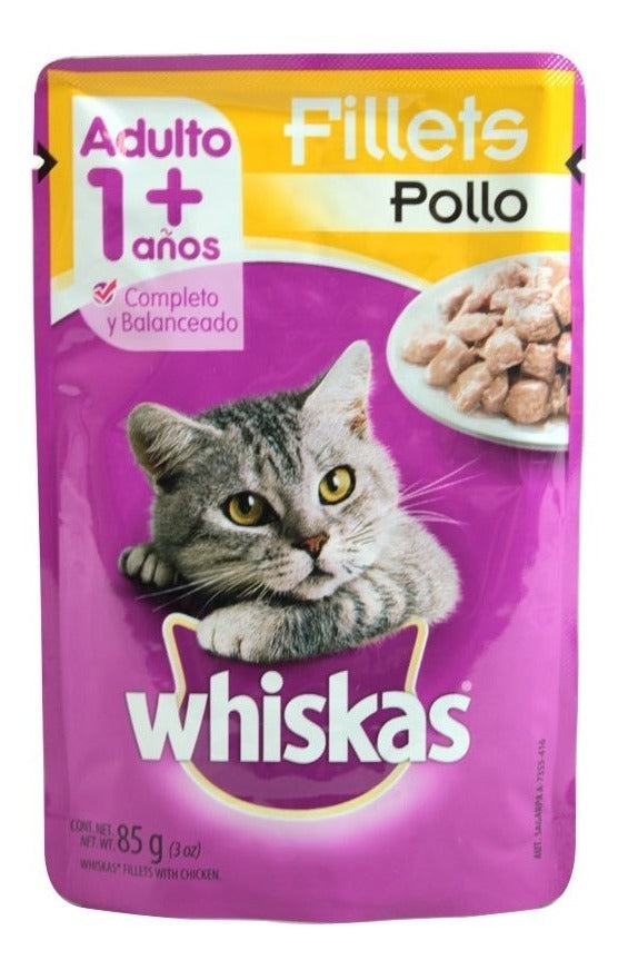 WHISKAS 85 GR (A) POLLO F-10