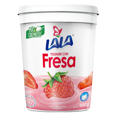 YOGHURT LALA CLASICO 900 GR (A) FRESA